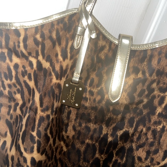 Ralph Lauren leopard nylon tote bag - Picture 2 of 4